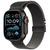 Image de Apple Watch Ultra 2 GPS + Cellular 49 mm Boîtier en Titane Noir avec Bracelet Milanais Titane Noir S version 2024 en occasion ou reconditionné