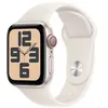 Image de Apple Watch SE GPS + Cellular 40 mm Boîtier en Aluminium Lumière Stellaire avec Bracelet Sport Lumière Stellaire S/M version 2024 en occasion ou reconditionné