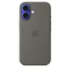 Image de APPLE iPhone 16 - Coque en silicone avec MagSafe - Stone Gray
