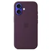 Image de Coque en silicone avec MagSafe pour iPhone 16 Prune en occasion ou reconditionné