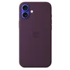 Image de Coque en silicone avec MagSafe pour iPhone 16 Plus Prune en occasion ou reconditionné