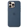 Image de Coque en silicone avec MagSafe pour iPhone 16 Pro Max Denim en occasion ou reconditionné