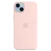 Image de Apple Coque en Silicone avec MagSafe pour iPhone 14 Plus - Rose Craie        