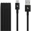 Image de Câble de charge BEATS tissé USB-A vers USB-C 1M50 Noir intense