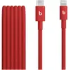 Image de Câble de charge BEATS tissé USB-C vers Lightning 1M50 Rouge fl