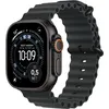 Image de Apple Watch Ultra 3 GPS + Cellular - 49mm - Boîtier Black Titanium - Bracelet Black OceanBand