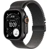 Image de Apple Watch Ultra 3 GPS + Cellular - 49mm - Boîtier Black Titanium - Bracelet Black Titanium Milanese Loop - Medium