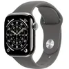Image de Apple Watch Series 11 [GPS + Cellular 42 mm] Montre connectée avec boîtier Naturel et Bracelet Sport Gris minéral. Score de Sommeil, Moniteur d’activité, Suivi de la santé, écran Toujours activé