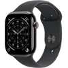 Image de Apple Watch Series 11 GPS + Cellular - 42mm - Boîtier Slate Titanium - Bracelet Black Sport Band - M/L
