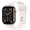 Image de Apple Watch Series 11 [GPS + Cellular 42 mm] Montre connectée avec boîtier Or et Bracelet Sport Rose Tendre. Score de Sommeil, Moniteur d’activité, Suivi de la santé, écran Toujours activé