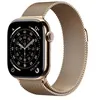 Image de Apple Watch Series 11 GPS + Cellular 42mm Boitier en Titane Or avec Bracelet Milanais Or en occasion ou reconditionné