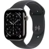 Image de Montre connectée APPLE WATCH 46mm Tit Ardoise / Noir Serie 11 M/L Cellular