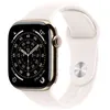 Image de Apple Watch Series 11 GPS + Cellular 46mm Boitier en Titane Or avec Bracelet Sport Rose Tendre M/L en occasion ou reconditionné