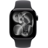 Image de Apple Watch Series 11 GPS 42 mm boîtier noir / bracelet sport noir S/M (MEQT4ZR/A) APPLE