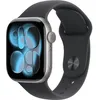 Image de Apple Watch Series 11 GPS - 42mm - Boîtier Space Grey Aluminium - Bracelet Black Sport Band - S/M