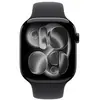 Image de Apple Watch Series 11 GPS 46 mm - Boîtier alu noir / Bracelet Sport noir S/M (MEUW4ZR/A) APPLE