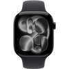 Image de Apple Watch Series 11 GPS 46 mm boîtier noir / bracelet sport noir (MEUX4ZR/A) APPLE
