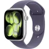 Image de Montre connectée APPLE WATCH 46mm Alu Argent / Violet Serie 11 S/M