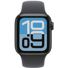 Image de Apple Watch SE 3 GPS 40 mm boîtier noir / bracelet sport noir M/L (MEHC4ZR/A) APPLE