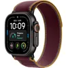 Image de APPLE Watch Ultra 4 GPS + Cellular - 49mm - Boîtier Black Titanium - Bracelet Burgundy Trail Loop - S/M