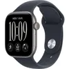 Image de APPLE Watch Series 12 GPS - 42mm - Boîtier Space Grey Aluminium - Bracelet Navy Blue Sport Band - M/L