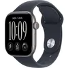 Image de APPLE Watch Series 12 GPS + Cellular - 42mm - Boîtier Space Grey Aluminium - Bracelet Navy Blue Sport Band - S/M