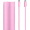 Image de Beats - Câble Usb C  240w Usb-C Vers Usb-C 3m Tisse Rose Neon