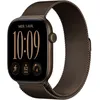 Image de APPLE Watch Series 12 GPS + Cellular - 46mm - Boîtier Dark Bronze Aluminium - Bracelet Dark Bronze Milanese Loop - M/L