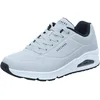Image de Skechers Uno Stand On Air Baskets Homme, Light Gray Durabuck Black Trim, 40 EU