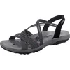 Image de Skechers Sandales pour femme, Noir, 40 EU