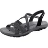 Image de Skechers Sandales pour femme, Noir, 42 EU