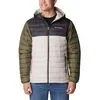 Image de Columbia Powder Lite Hooded Jacket, Doudoune À Capuche Homme, Dark Stone/Shark/Stone Green, Taille S