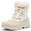 Image de Sorel Femme Snow Angel Botte Oxford, Chalk, Light Clay, 37 EU