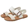 Image de Sorel Sandales Ella lll à bride arrière pour femme, Craie, gomme 2, 37 EU