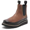 Image de Sorel Slabtown Bottes Chelsea imperméables pour homme 62 pi, Tabac/noir, 44 EU