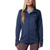 Image de Columbia Park View Grid Polaire à Fermeture Éclair intégrale Veste entièrement zippée, Bleu Marine, M Femme