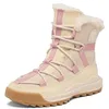 Image de Sorel Bottes de neige imperméables Ona RMX Glacy Plus pour femme, Blanc miel/mauve, 38 EU