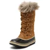 Image de Sorel Femme Joan of Arctic Boot WP Bottes de Neige imperméables, Camel Brown Black Collection 2024 2025, 37.5 EU