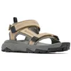 Image de Columbia Sandales Peakfreak Rush Lea Sport pour homme, Oxford Tan/Quarry, 44 EU