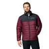 Image de Columbia Homme Powder Lite 2 Jacket Doudoune, Vin Riche, Noir, S EU