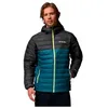 Image de Columbia Homme Powder Lite 2 Hooded Jacket Doudoune À Capuche, Everblue, Requin, L EU