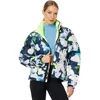 Image de THE NORTH FACE 1996 Retro Nuptse Veste Summit Bleu marine Imprimé Floral Abstrait, Summit Navy Abstract Floral Print, S