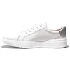Image de Timberland pour homme. TB0A2921L771 Seneca Bay - Baskets basses en cuir blanc à lacets (40), Plat, Casuel