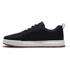 Image de Timberland pour homme. TB0A5Z1F4101 Baskets basses à lacets en cuir Maple Grove, bleu marine (41.5), Plat, Casuel