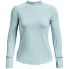 Image de Under Armour Womens 1373208-469 UA Outrun The Cold Long Sleeve, Fuse Teal, 1373208-469, LG