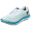 Image de Under Armour UA W Charged Breeze 2 Visual Cushioning pour Femme, 101 Gray Mist Blue Surf Sonar Blue, 40 EU
