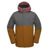 Image de Volcom Brighton Veste d'hiver à capuche pour homme, Caramel S5, Small
