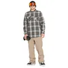 Image de Volcom Insulated Hooded Shirt Jacket Veste de Snowboard à Capuche en Flanelle isolée Field, Pierre S5, Small Homme