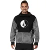 Image de Volcom - Sweat Hydro Riding Hoodie Black Print Homme - Homme - Taille s - Beige