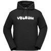 Image de Volcom Essential Sweat à Capuche en Polaire pour Homme, Noir, M